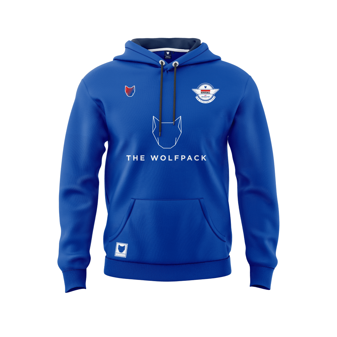 The Wolfpack Embroidered Hoody - Olympian Blue