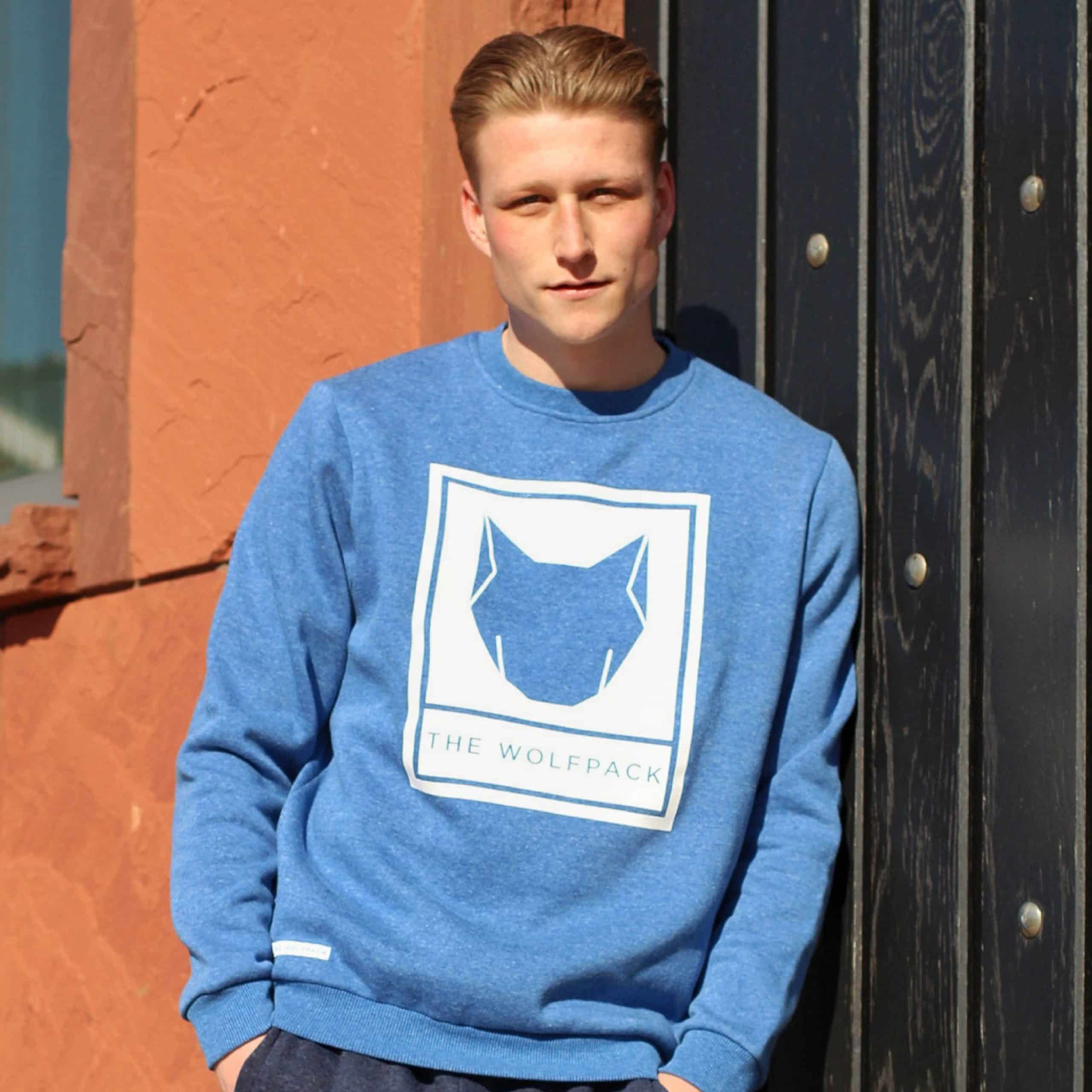 The Wolfpack Crewneck Sweater -  Surf Marl