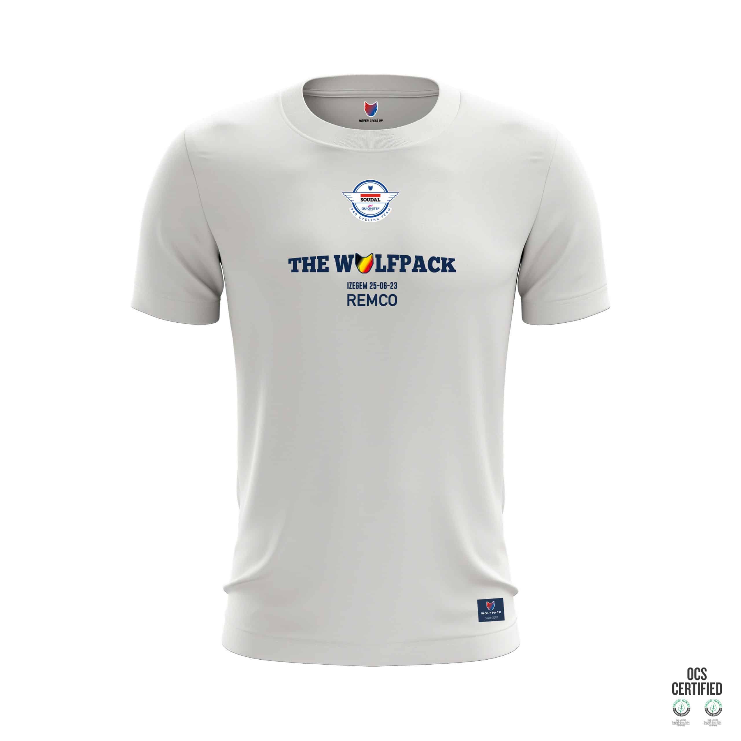 Remco Evenepoel Belgian Champion T-shirt 2 - Off White