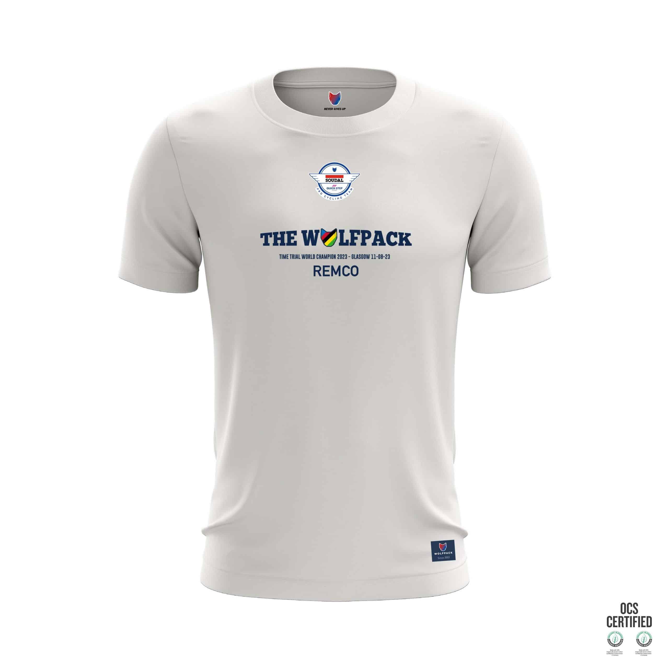 Remco Evenepoel TT World Champion T-shirt - Off White